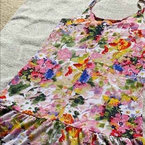 Floral cotton dress